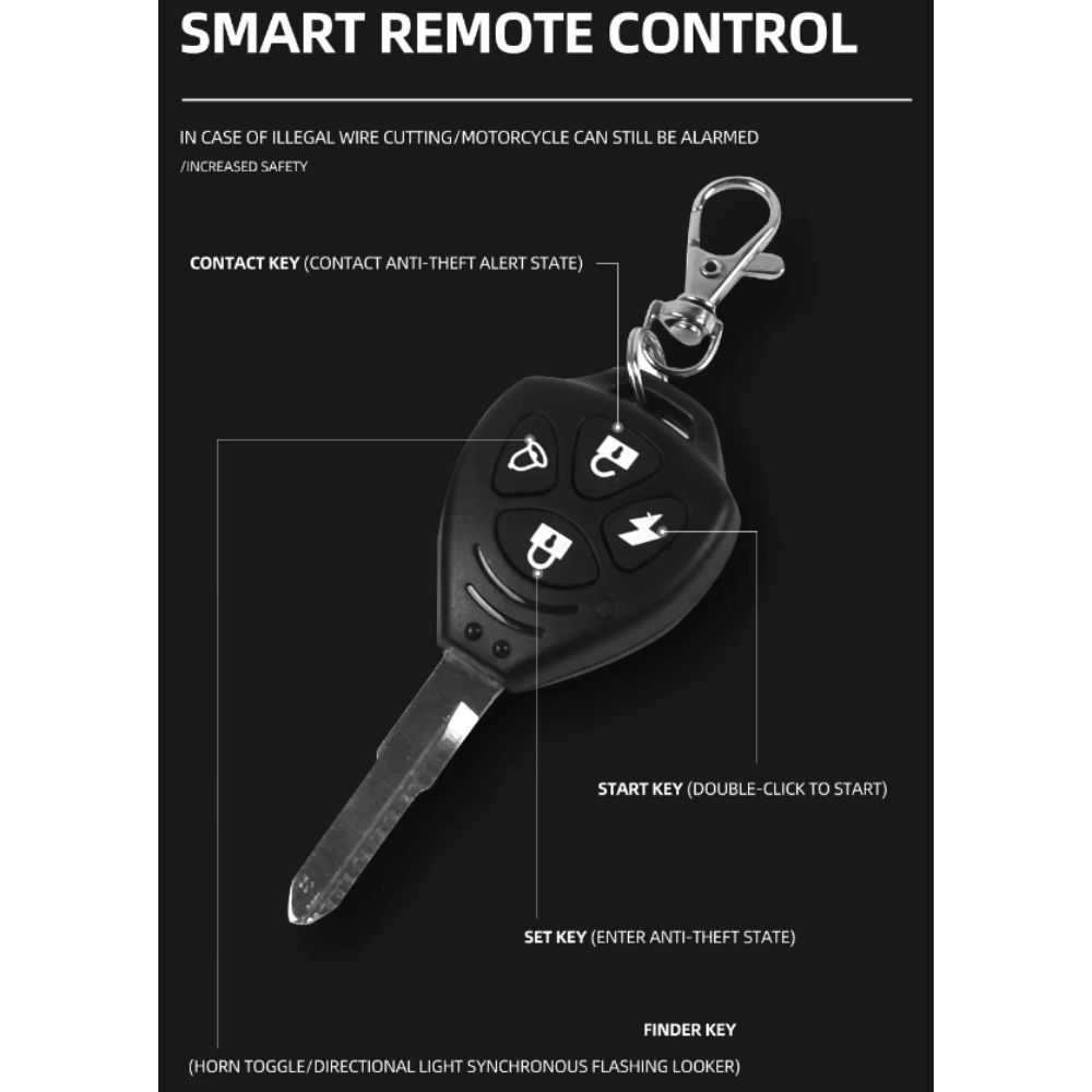 Alarma Para Moto Ck Encendido Y Apagado